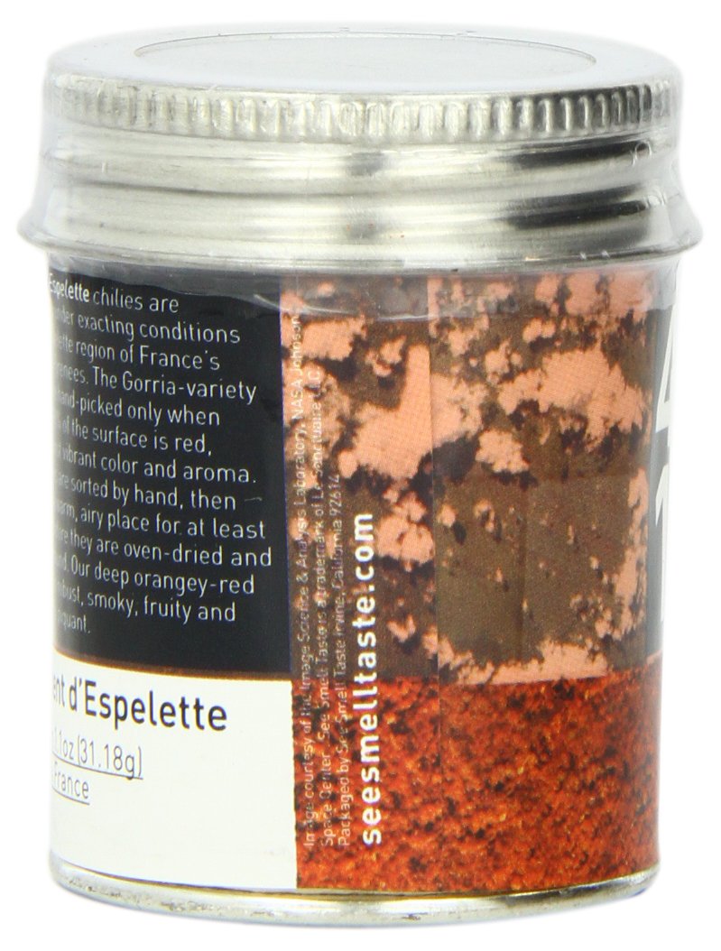 Premium Piment D'Espelette (Espelette Pepper) Powder - 1.1-Oz Jar - Authentic French Basque Chili Spice - Perfect for Seasoning, Cooking & Gourmet Dishes - Adds Flavor to Stews, Soups & Grilled Meats