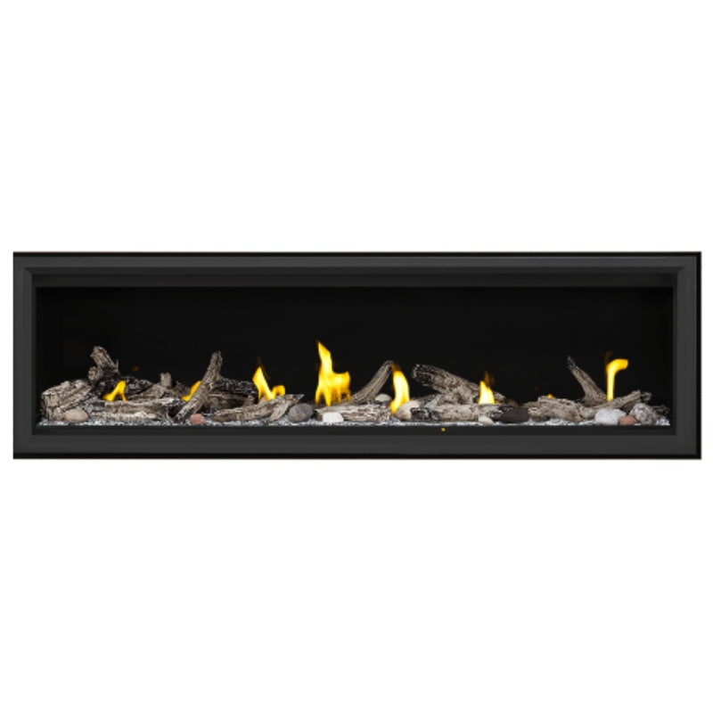 Napoleon Vector 62 Linear Direct Vent Gas Fireplace - LV62N | Modern Indoor Heating Solution for Living Rooms & Bedrooms | Energy Efficient & Stylish Home Decor