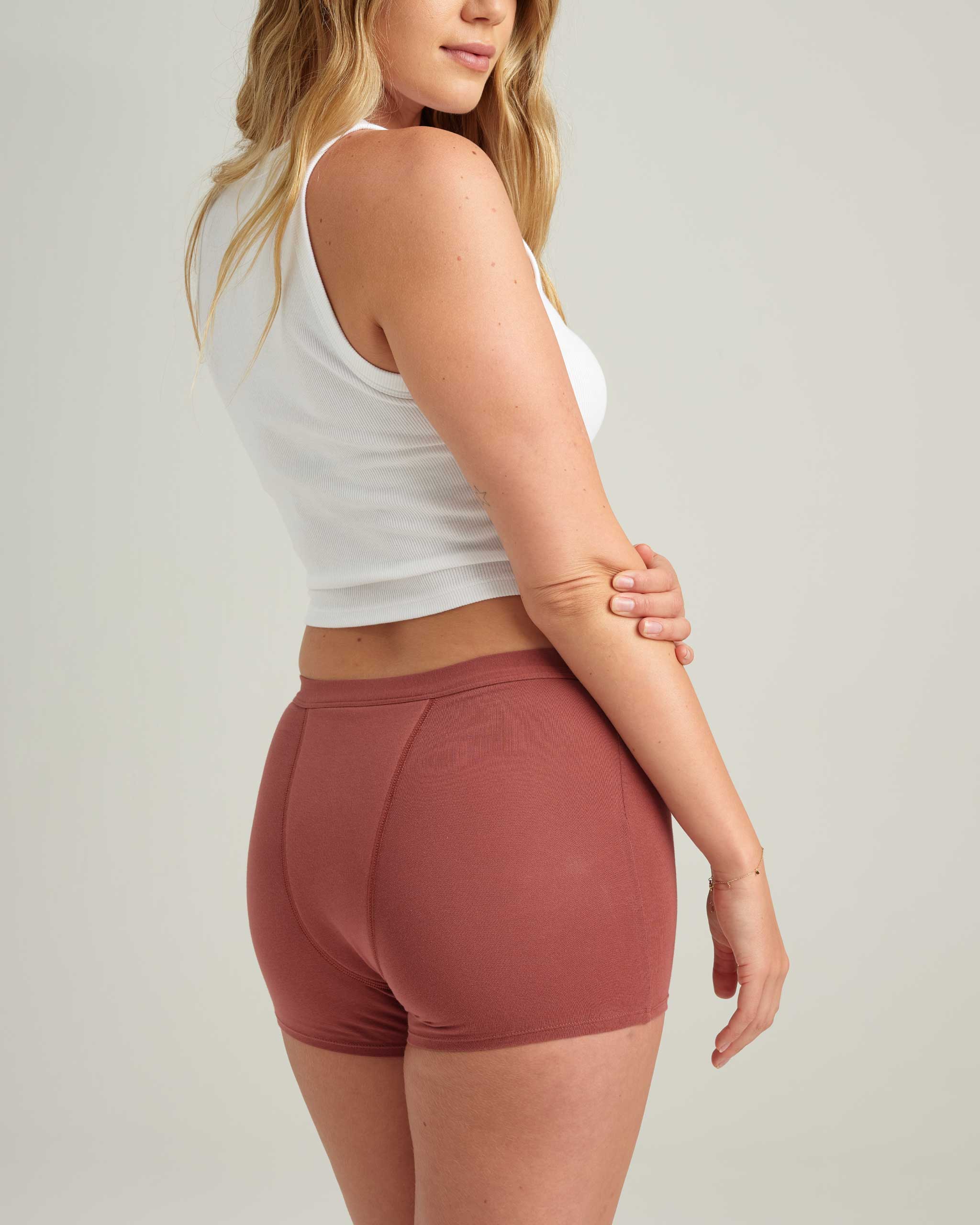 Leakproof Cotton Sleep Shorts for Women - Soft & Breathable Nightwear for Comfortable Sleep - Perfect for Lounge, Travel & Postpartum Recovery