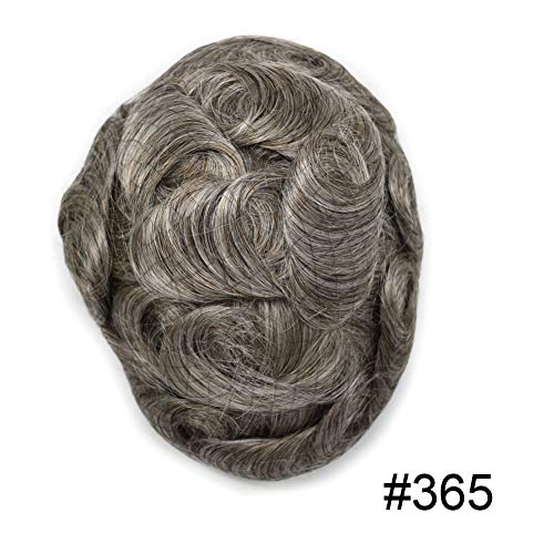 #370 3# DARK BROWN WITH 70% SYNTHETIC GREY-100% medium light to medium density