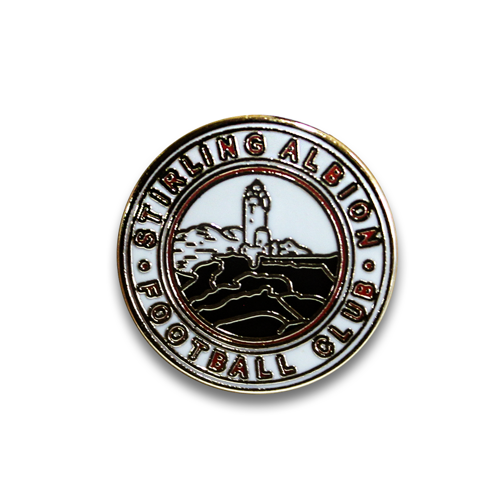 Stirling Albion FC Pin Badge - Official Football Club Enamel Lapel Pin - Collectible Soccer Fan Accessory - Perfect for Jerseys, Hats & Backpacks