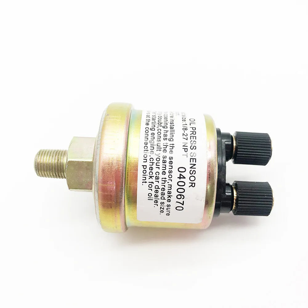 2 Inch Engine Oil Pressure Gauge 1/8 NPT Electronic PSI Sensor Kit - Digital Oil Pressure Monitor for Cars, Trucks & Motorcycles - Perfect for Automotive Diagnostics & Performance Tuning