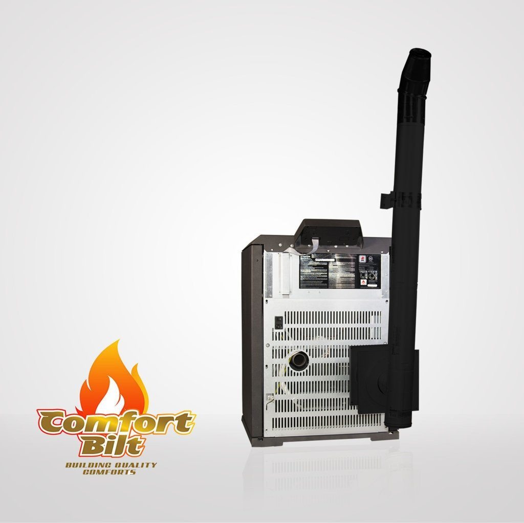 Comfortbilt Duravent 3-Inch Pellet Stove Pipe Kit - Black Matte Finish, No Elbow Included | High-Efficiency Venting for Wood Pellet Stoves | Perfect for Home Heating & Outdoor Use
