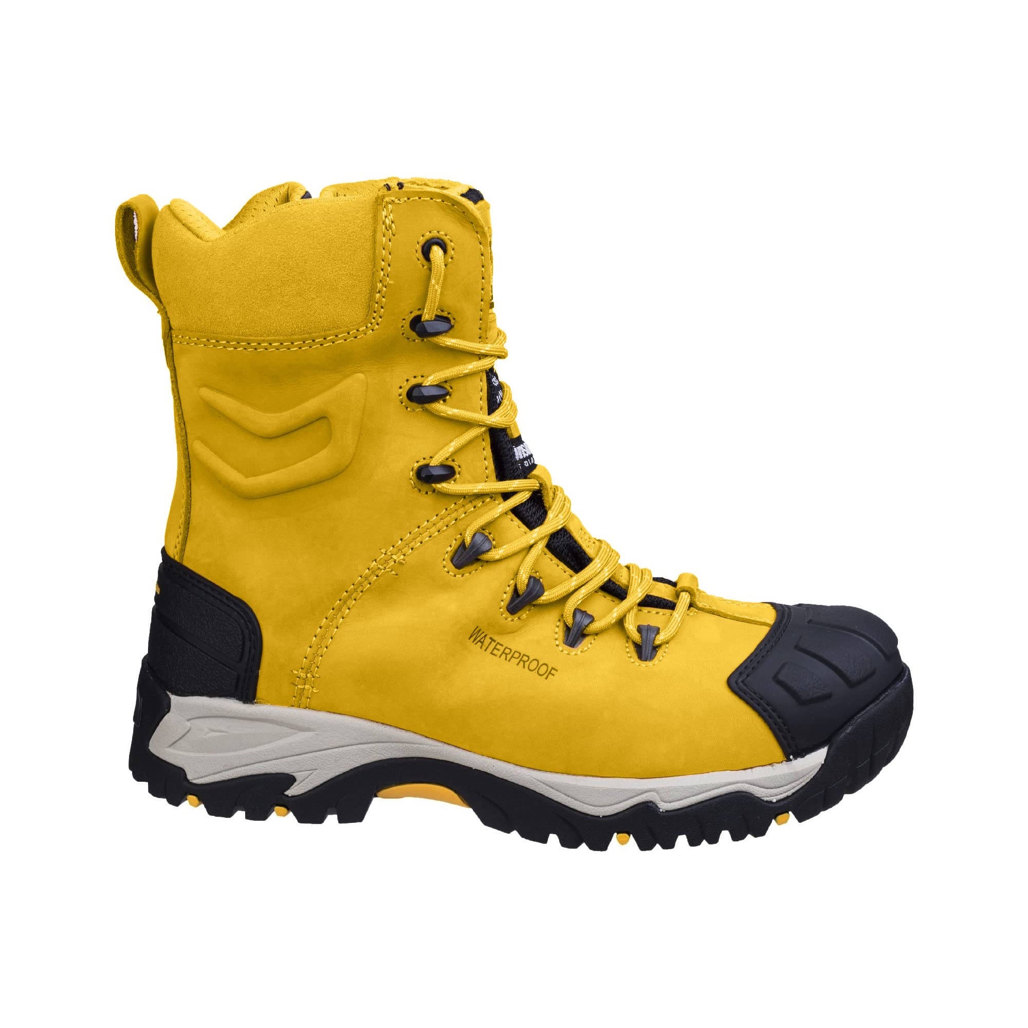 Amblers FS998 S3 Safety Boots - Steel Toe Work Boots for Men, Waterproof & Slip-Resistant, OSHA Compliant - Ideal for Construction, Warehouse & Industrial Work