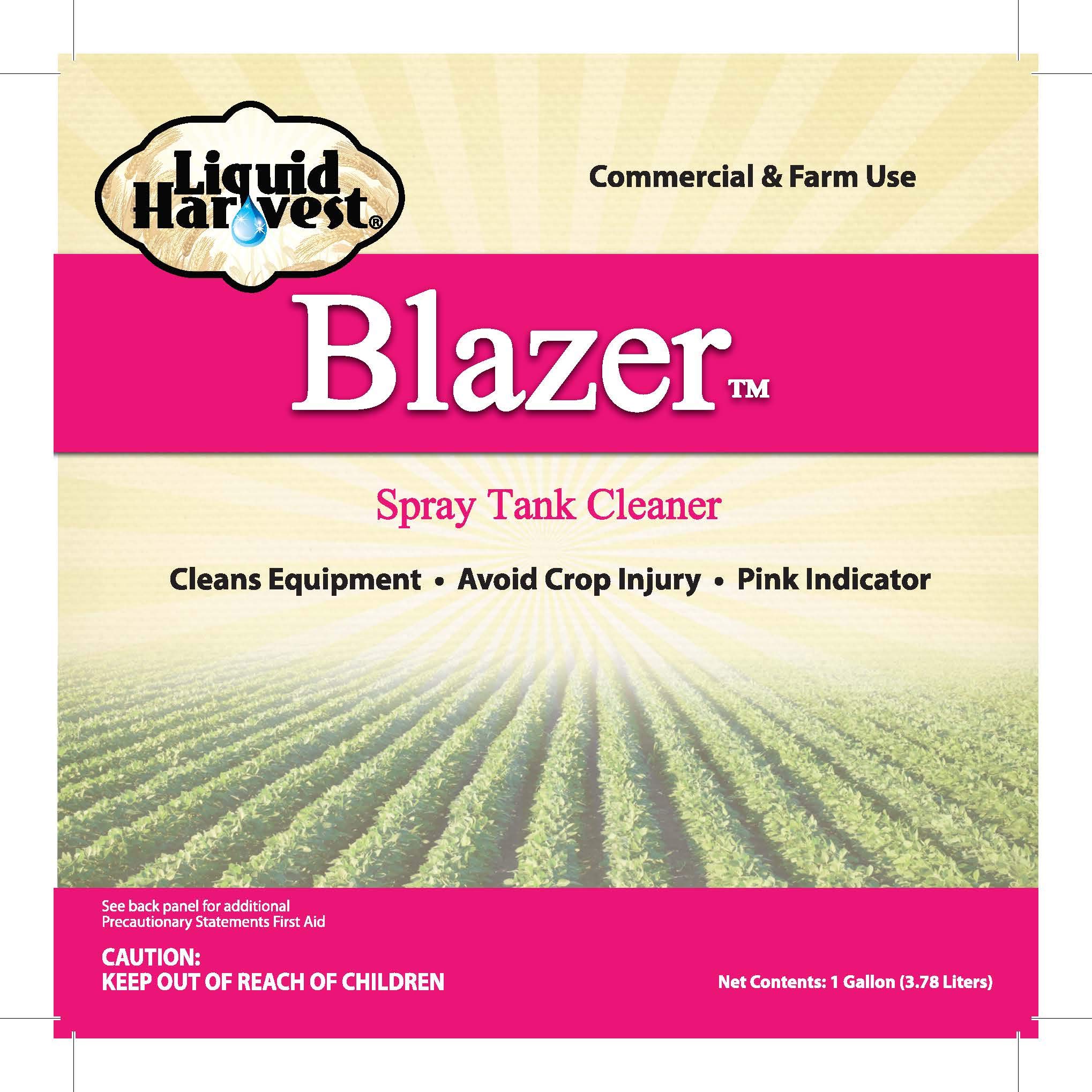 Liquid Harvest Blazer Spray Tank Cleaner - 128oz (1 Gallon) for Removing Chemical Residues | Professional Gardening & Lawn Care Solution | Ideal for Sprayers, Agricultural Equipment & Outdoor Maintenance