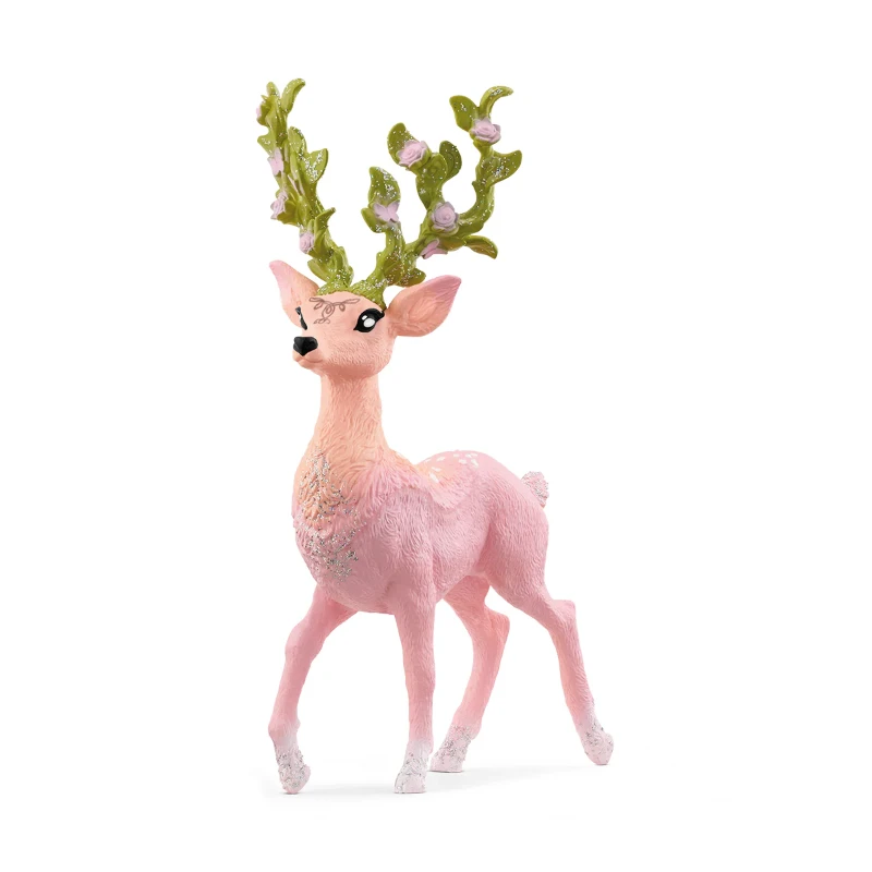Magic Deer - Premium Handmade Wooden Deer Figurine for Home Decor, Christmas Ornaments & Gift Ideas - Perfect for Living Room, Office & Holiday Decorations