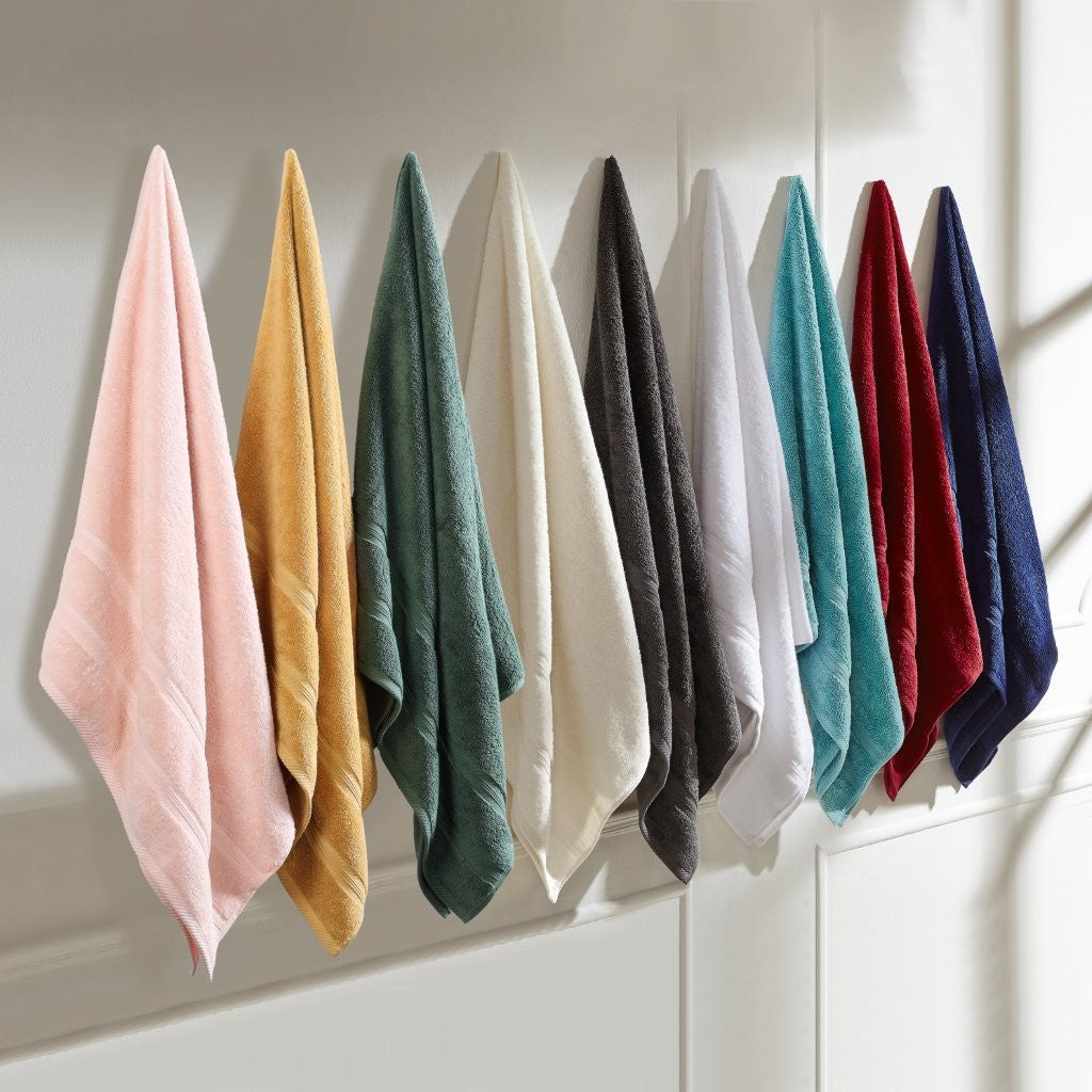 Premium Smart Dry Zero Twist Cotton 9-Piece Towel Set - Ultra Soft & Absorbent Bath Towels, Hand Towels & Washcloths for Spa, Bathroom & Luxury Home Use
