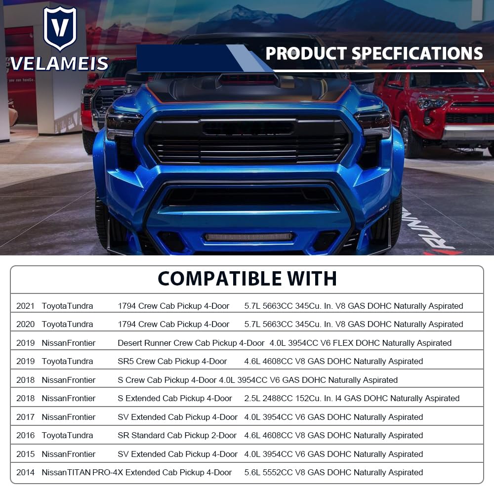 Toyota Tundra Titan Frontier Rear Air Helper Springs Kit - SSR-610-40 Air Suspension System for Improved Load Capacity & Ride Comfort | Perfect for Towing, Hauling & Off-Road Adventures