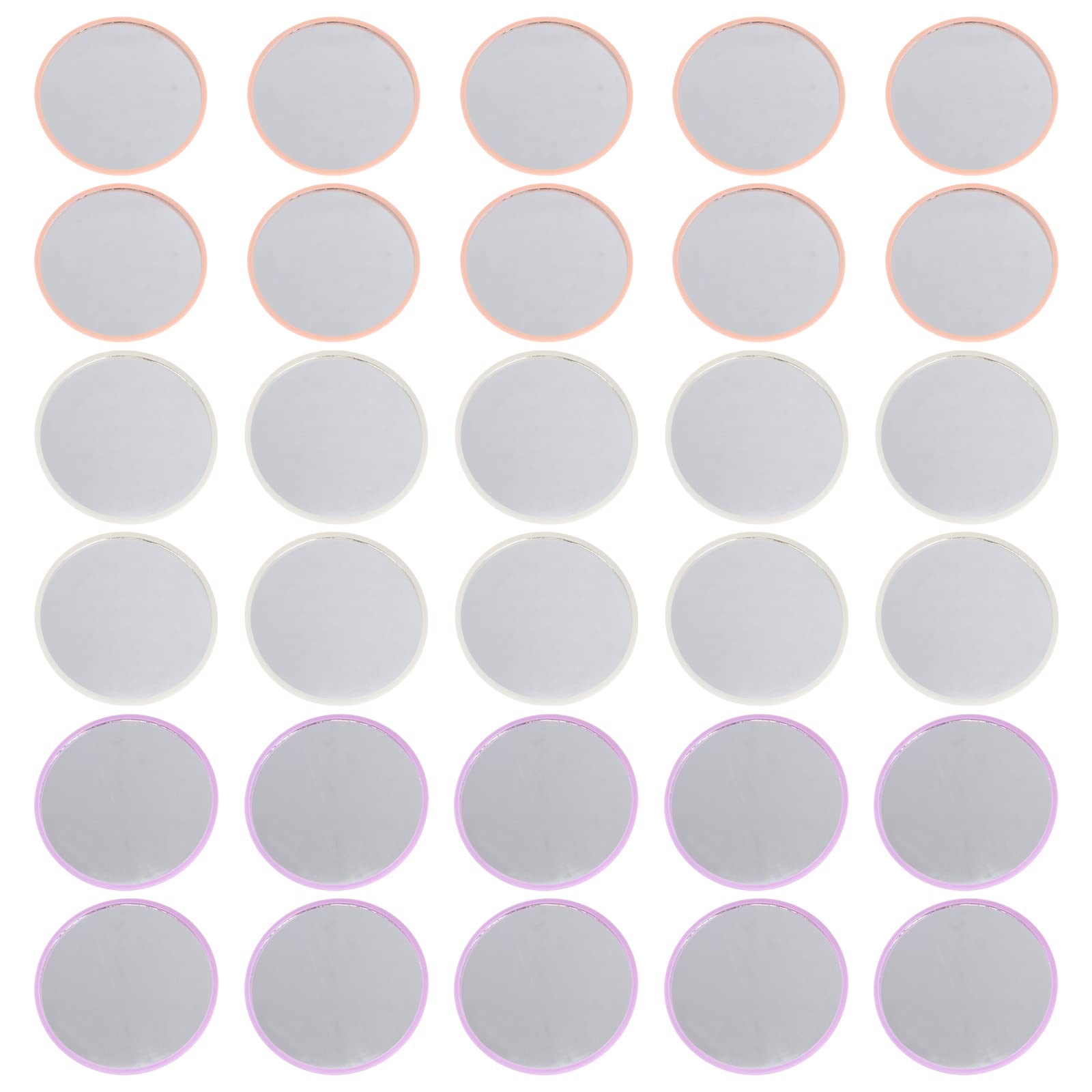 FOMIYES 60 Pack Small Portable Makeup Mirrors - Compact Travel Mirror for Women, Perfect for Purse, Gym Bag, and On-the-Go Touch Ups