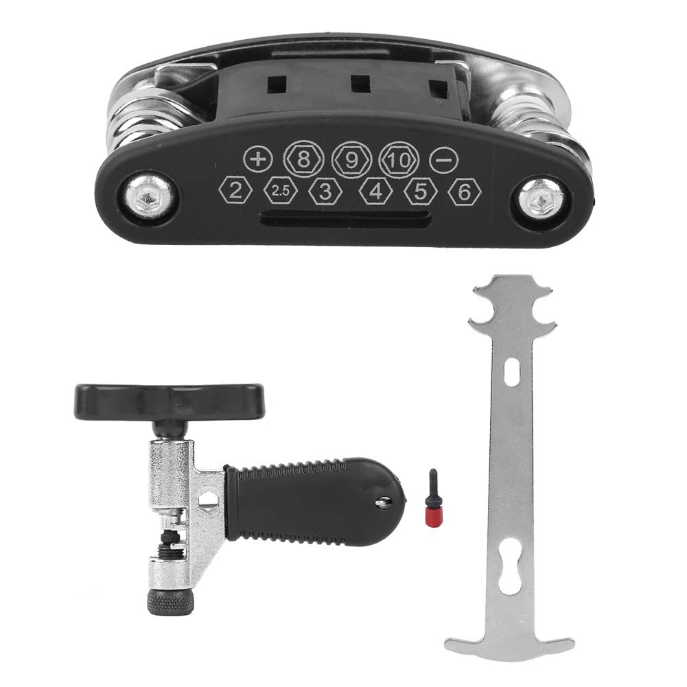Stainless Steel Bike Chain Removal Tool Set - Bicycle Chain Link Clamp, Chain Breaker & Repair Wrench Kit for Mountain & Road Bikes - Perfect for DIY Bike Maintenance & Repair at Home