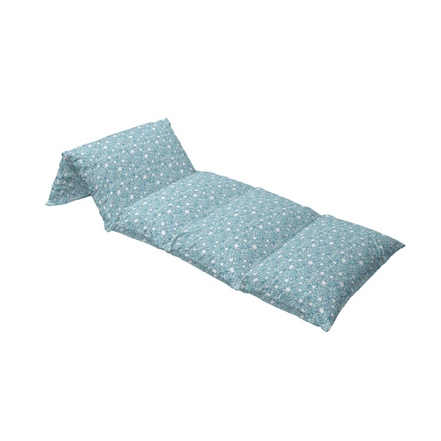 Ambesonne Abstract Floor Pillow Cover - Modern Aqua Bubble Design, 88