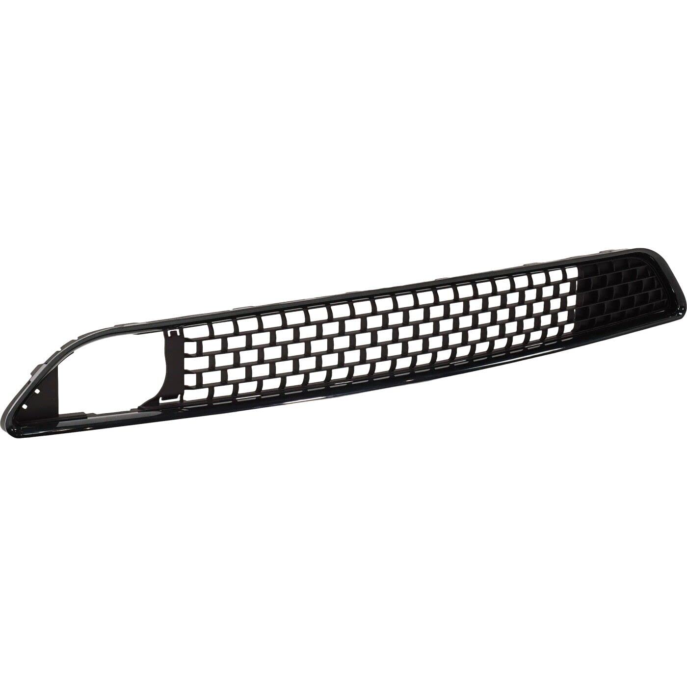 2012-2014 Chrysler 300 Front Bumper Cover Grille - Black Replacement for Non-Adaptive Cruise SRT-8 Models (CH1036155 68156960AA) | Perfect for Car Restoration & Custom Upgrades