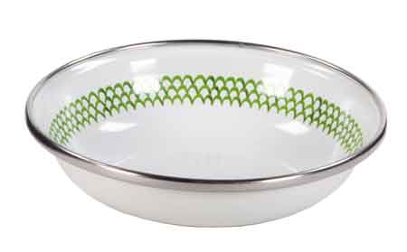 Premium Green Scallop Enamel Tasting Dishes - 4.25 Inch Porcelain Appetizer Plates, Set of 6 - Perfect for Tapas, Sushi, Desserts & Party Serving