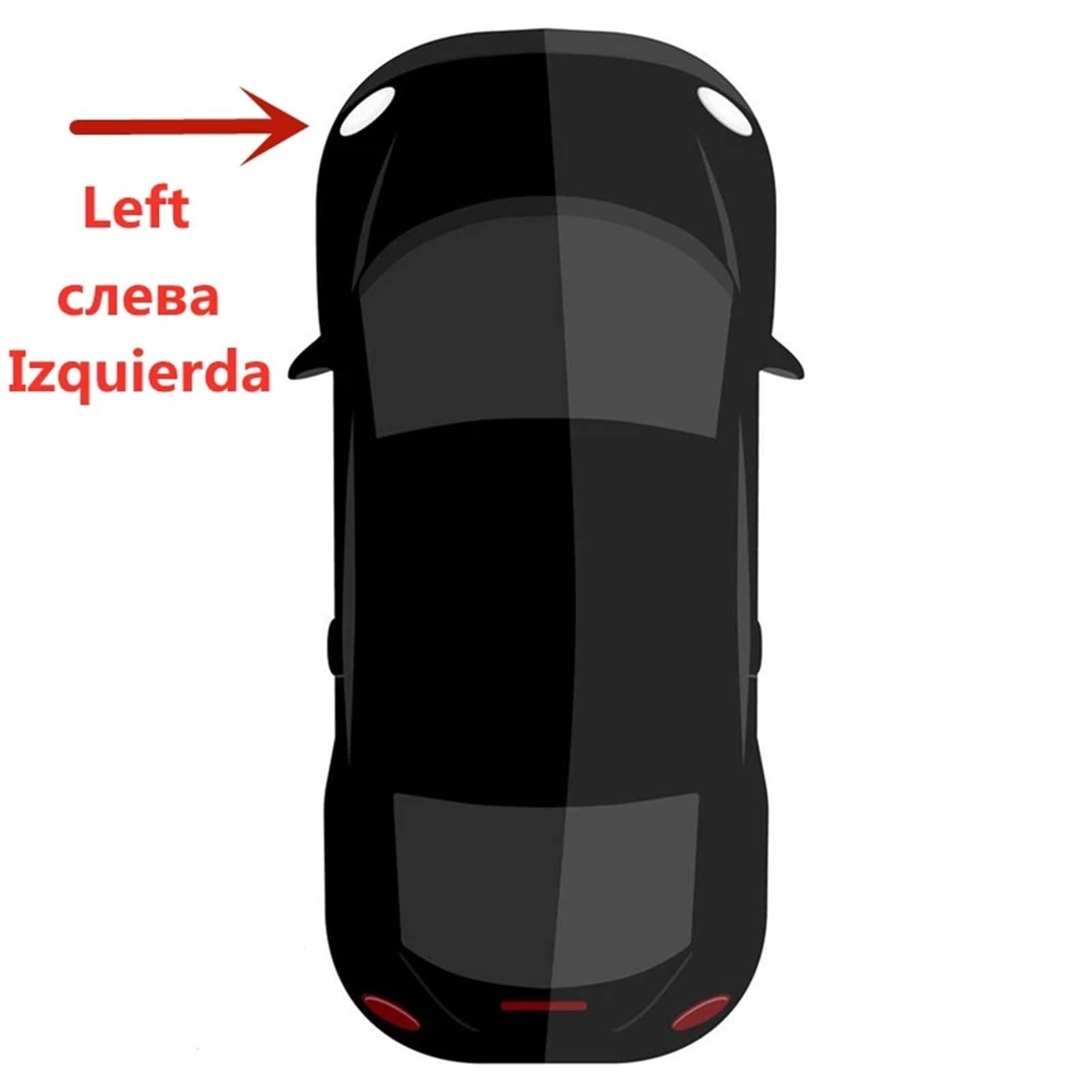 Kiyah 1 Pair Clear Headlight Cover for Audi Q3 2019-2022 - Transparent Lens Shell & Lampshade Replacement - Left Side - Perfect for Night Driving & Car Protection