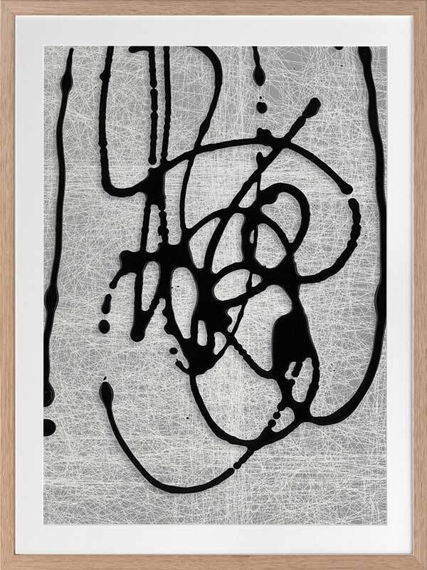 Duality II Framed Art Print - Modern Abstract Wall Decor for Living Room, Bedroom & Office - Ready to Hang Canvas Painting for Home & Office Decor