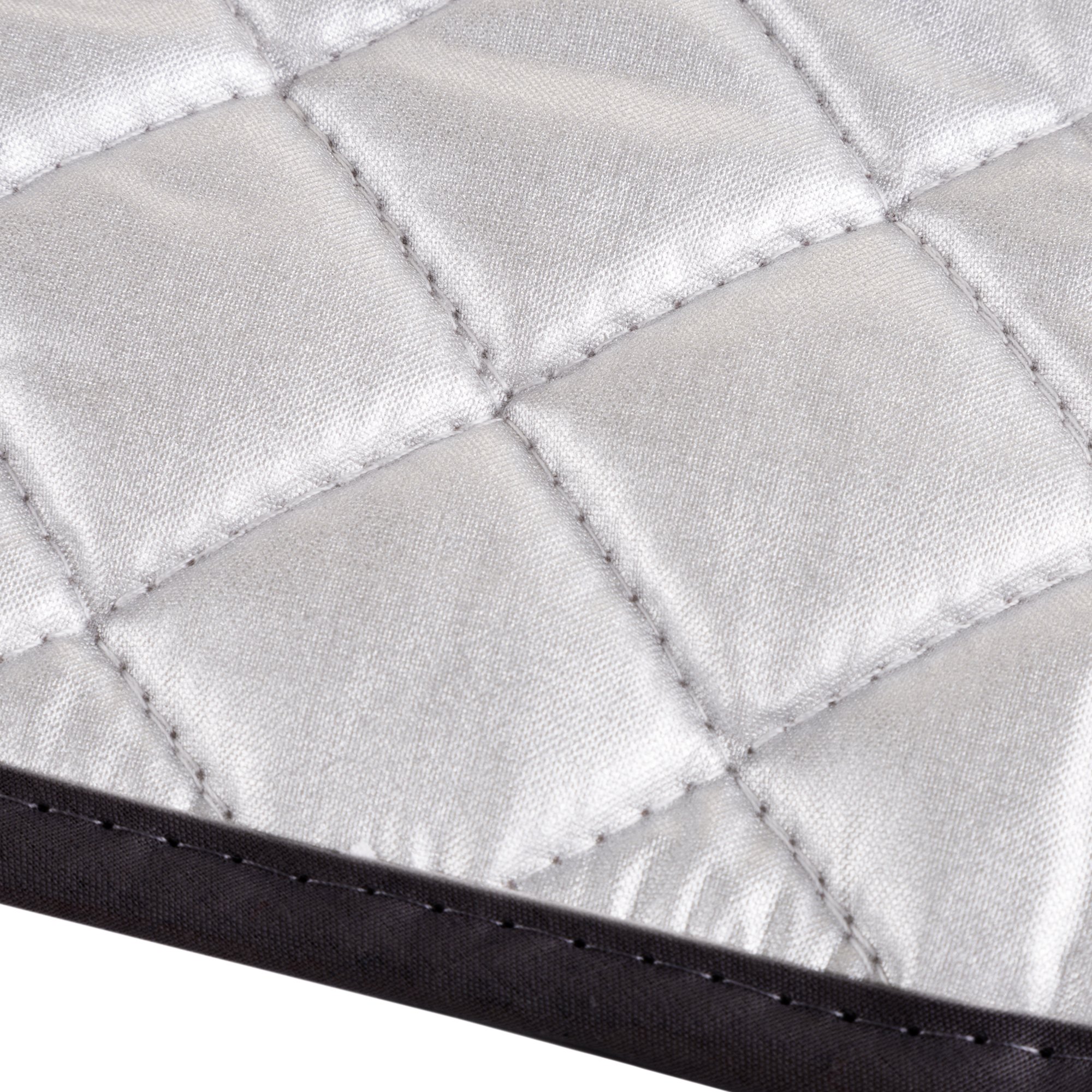 Lavish Home 3-Piece Heat Resistant Quilted Cotton Pot Holder Set - Black | Oven Mitts for Cooking, Baking & Kitchen Safety | Perfect for Hot Pans, Pots & Dishes