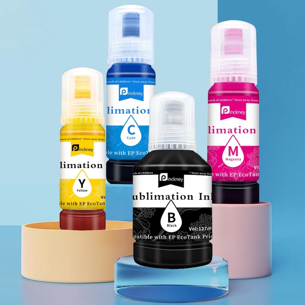 Cartridge-Free Super-Tank Printer with Sublimation Ink Bundle - Wide Format 13x19