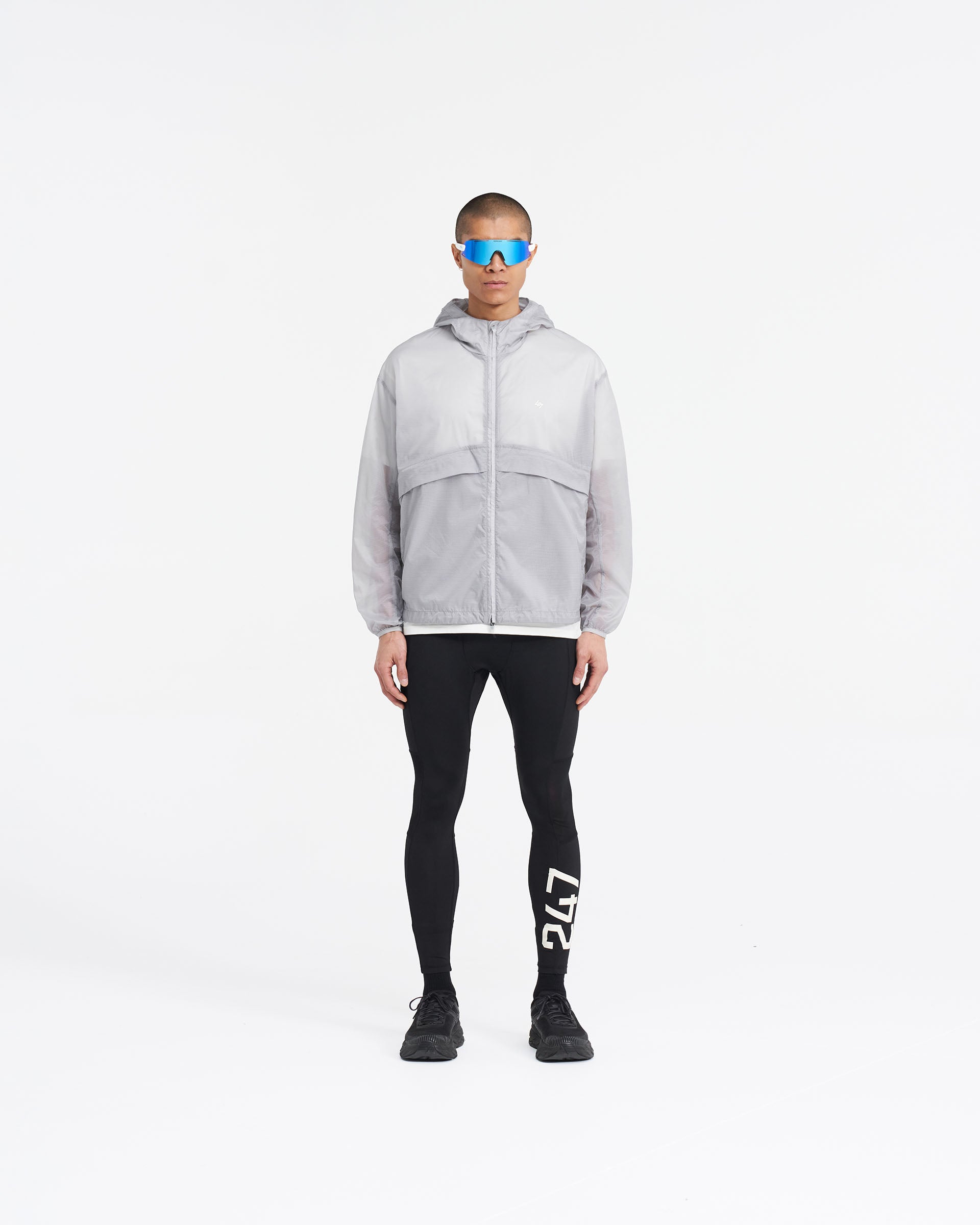 247 Hooded Training Jacket for Men & Women - Lightweight Moonstone Athletic Jacket for Gym, Running & Outdoor Workouts