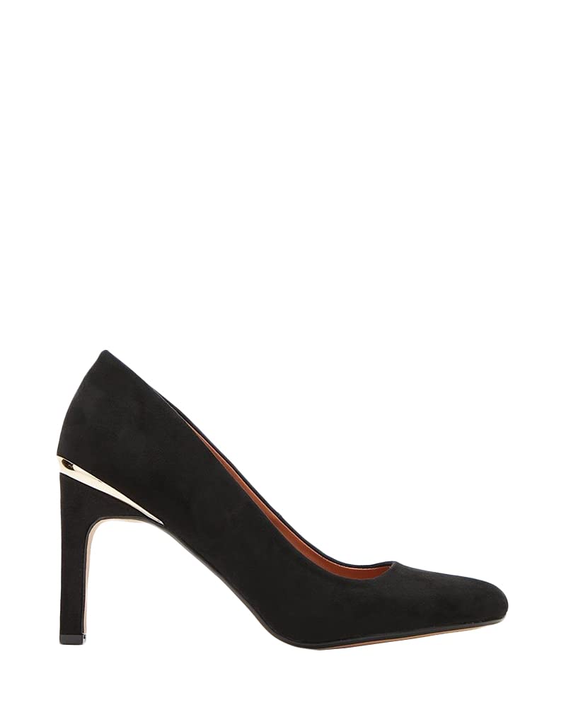 Women's Classic Solid Color Pumps - Round Toe Slip-On Dress Shoes with Stiletto Heel for Office, Party & Formal Occasions | Comfortable Work & Evening Wear