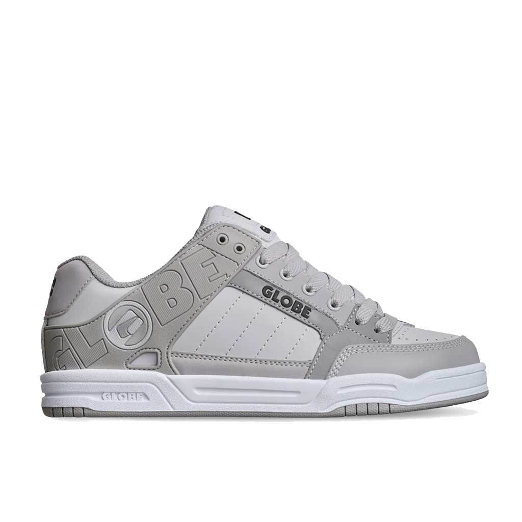 Globe Tilt Shoes for Men - Triple Grey Skateboarding Sneakers | Comfortable & Durable for Streetwear & Casual Wear