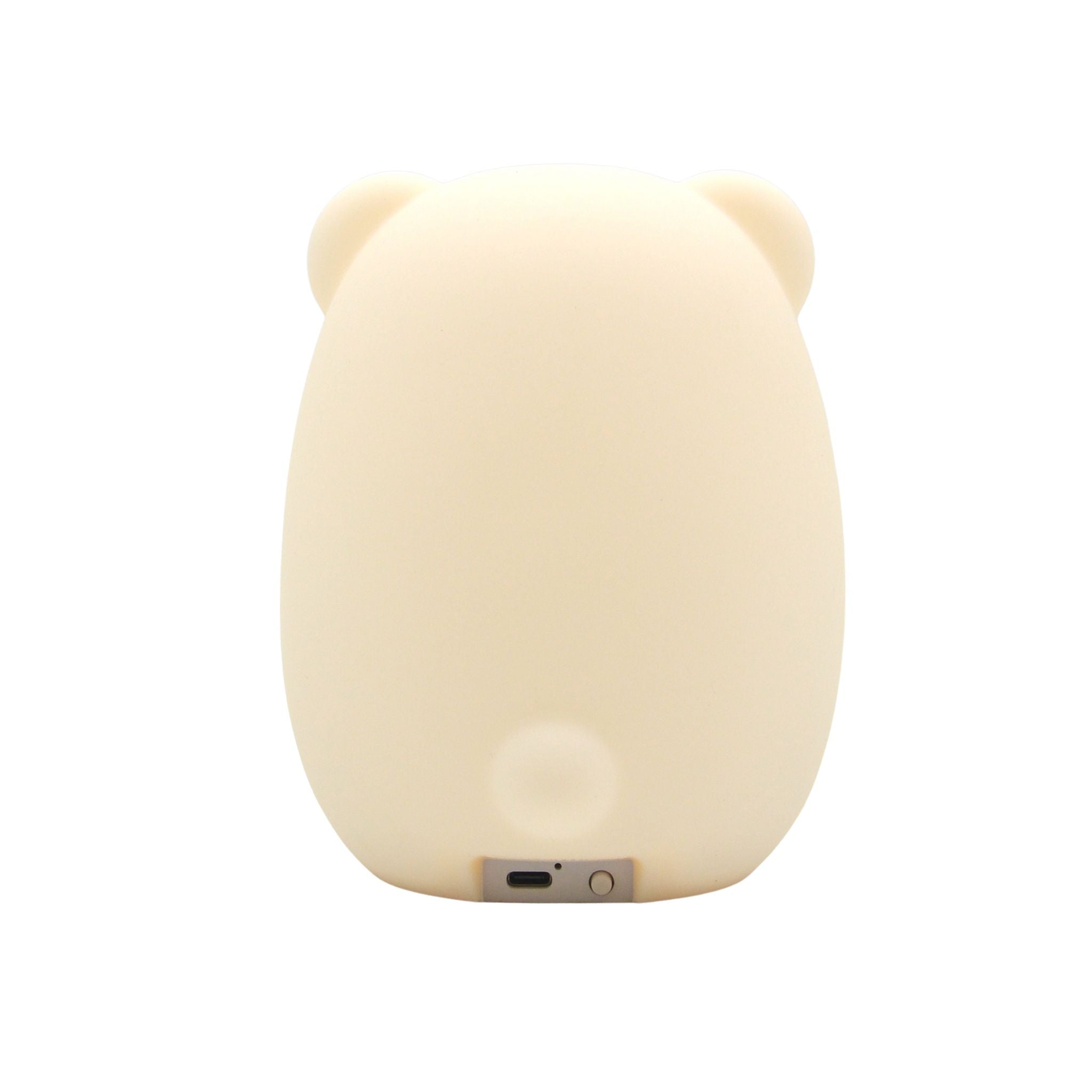 DESIGNSTUFF Bear-Shaped Night Light for Kids - Cute & Safe LED Nursery Lamp with Chalkboard Surface - Perfect for Bedrooms, Playrooms & Baby Nurseries
