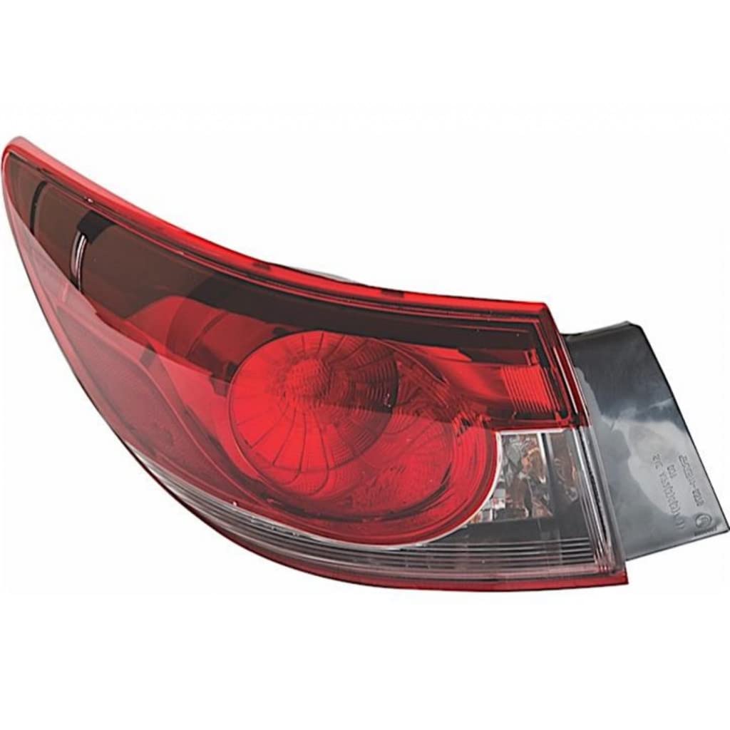 2014-2017 Mazda 6 Sedan Driver Side Tail Light Assembly - CAPA Certified Replacement Part MA2804113/GJR951160A - Perfect for Night Driving Safety & Vehicle Restoration Projects