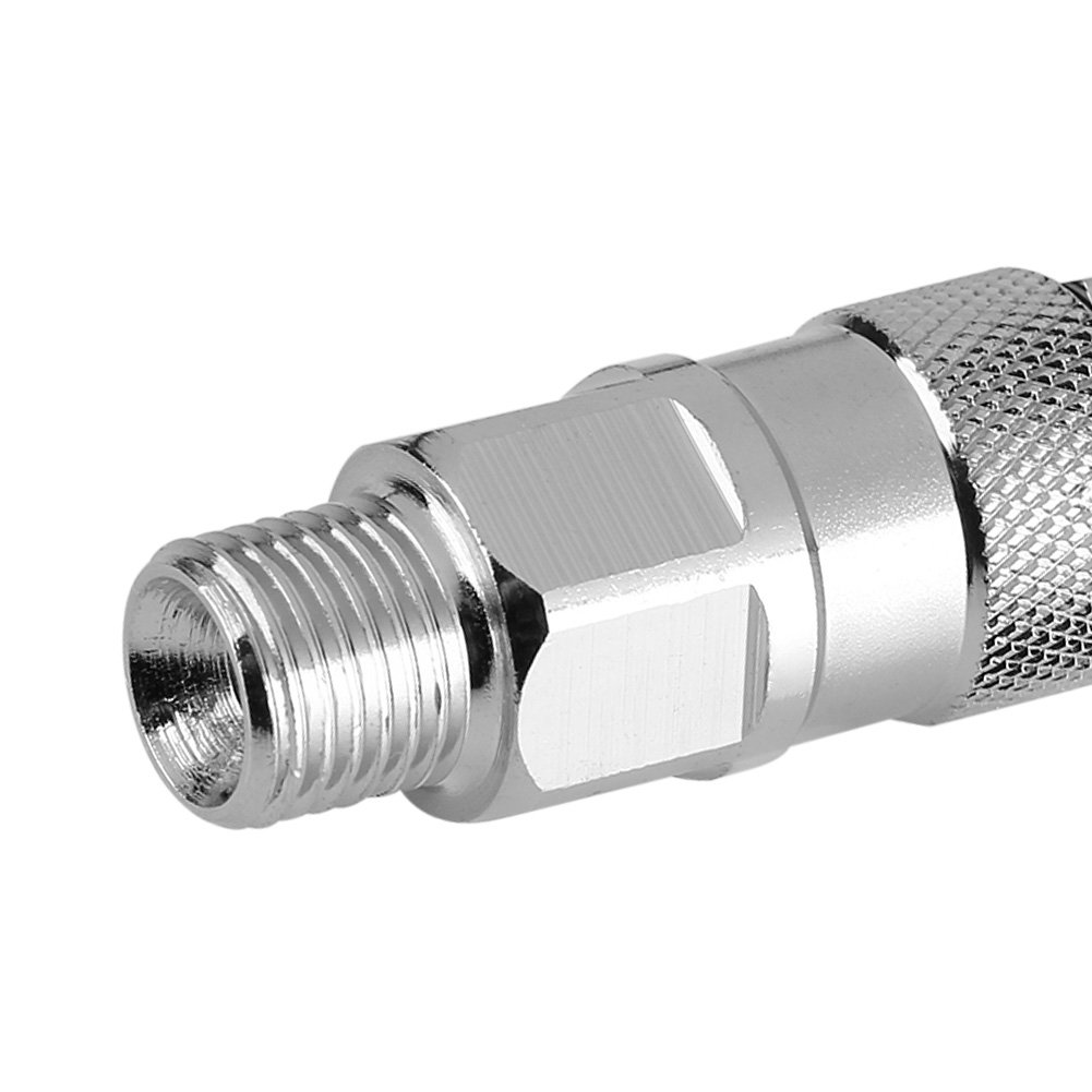 1/4-Inch Stainless Steel Airless High Pressure Spray Gun Swivel Joint - Durable Paint Sprayer Hose Fitting for Professional Painting & DIY Projects