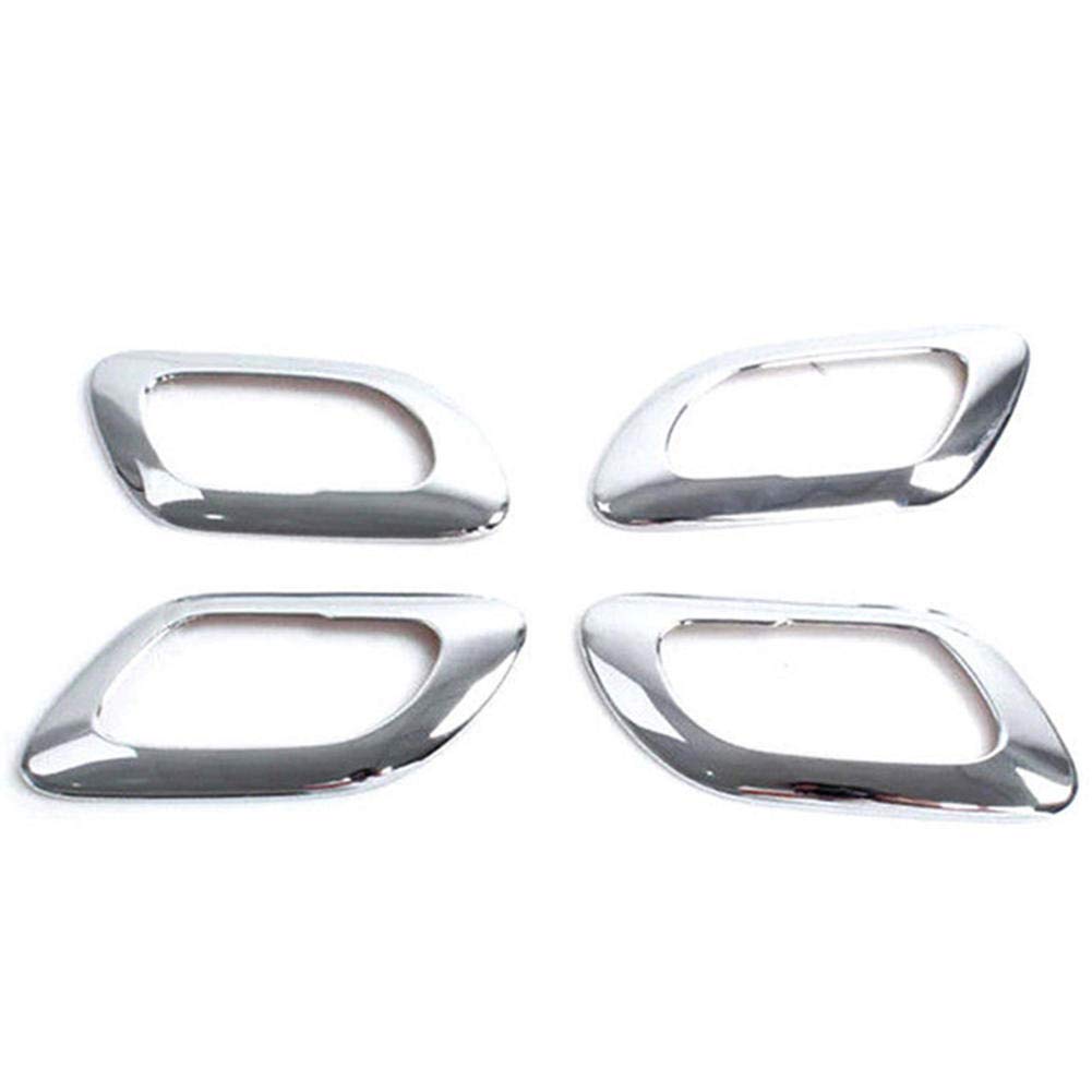 ASHDelk Car Interior Door Handle Bowl Frame Cover Trim - Compatible with Peugeot 3008 2009-2015 - Premium Car Styling Accessories for Enhanced Interior Protection & Style - Perfect for Daily Commute, Road Trips & Car Customization