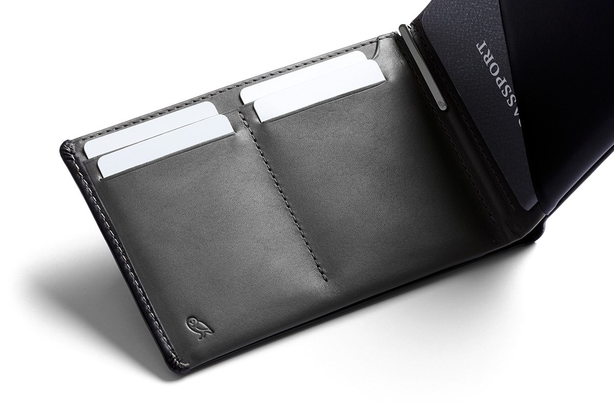 Bellroy Premium Travel Wallet - RFID Blocking Passport Holder for Secure Travel with Tickets, Cash, Cards & Pen | Perfect for International Flights & Business Trips