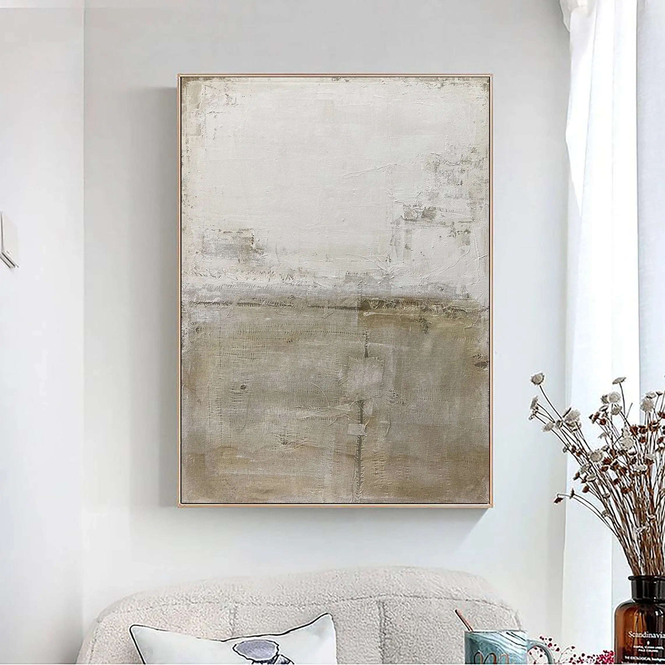 Modern Abstract Landscape Wall Art Painting - Large Canvas Print for Living Room, Bedroom & Office Decor | Home & Office Wall Decor