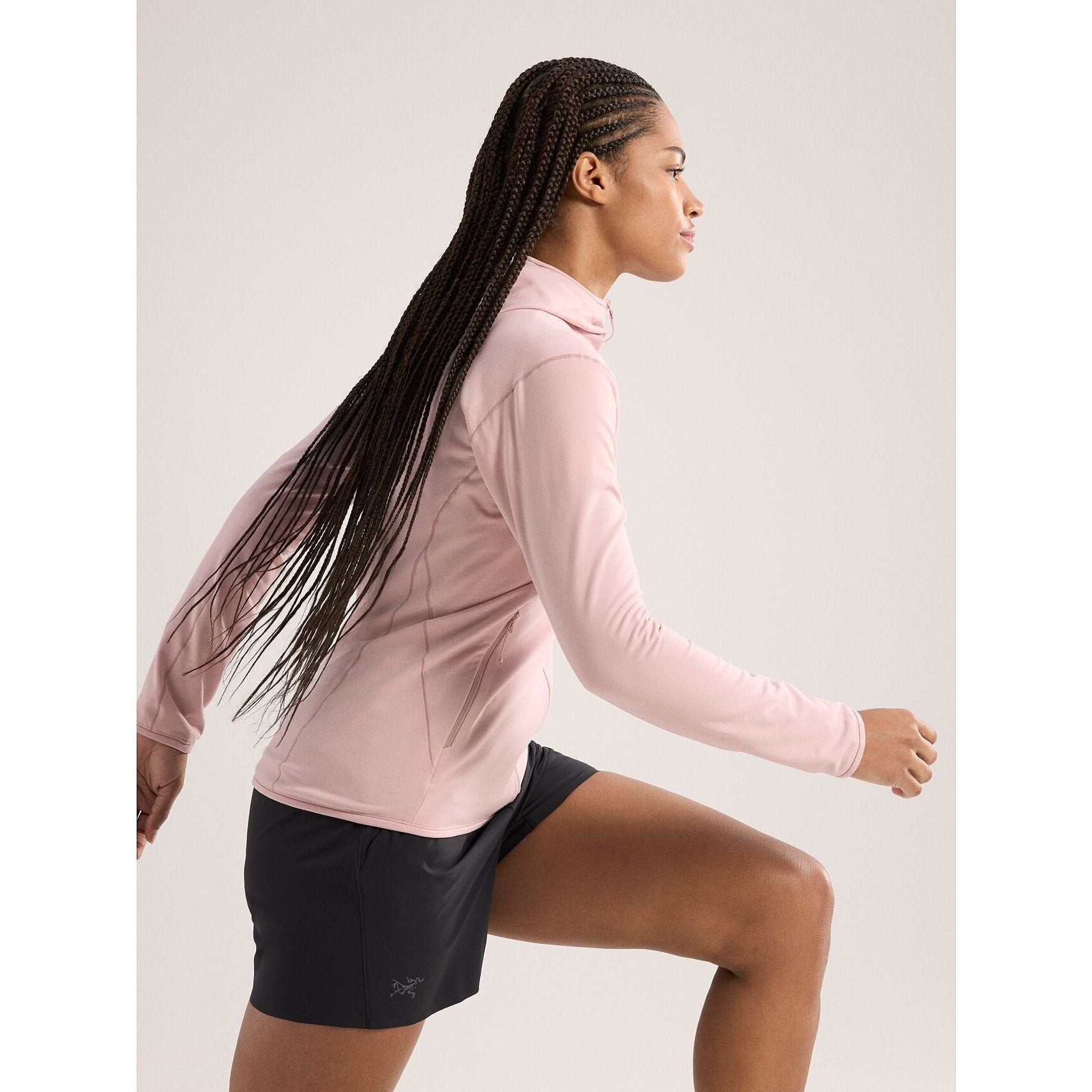 Arc'teryx Women's Kyanite Lightweight Hoody Jacket - Breathable Fleece Pullover for Hiking, Camping & Outdoor Activities