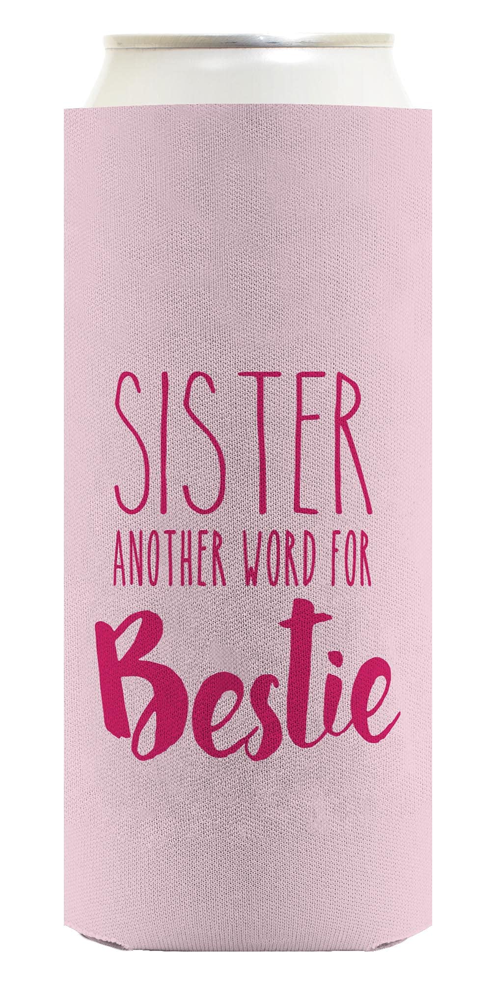 48-Pack Ultra Slim Can Coolers - Sentimental Gifts for Sister & Best Friend - Perfect for Birthday, Anniversary, and Sisterhood Celebrations