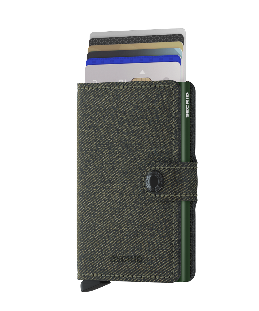 SECRID RFID Miniwallet Twist - Slim Anti-Theft Wallet for Men & Women - NFC Blocking Credit Card Holder - Perfect for Travel, Shopping & Everyday Use