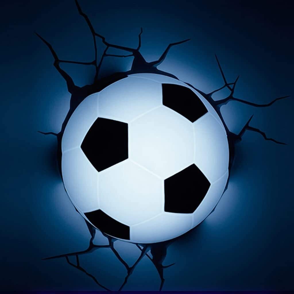 Vintage Retro Desk Lamp & Wall Light - Creative Spherical Football Design, Mini Decorative Lighting for Bedroom, Study & Nightstand - Perfect for Reading, Working & Home Decor Ambience
