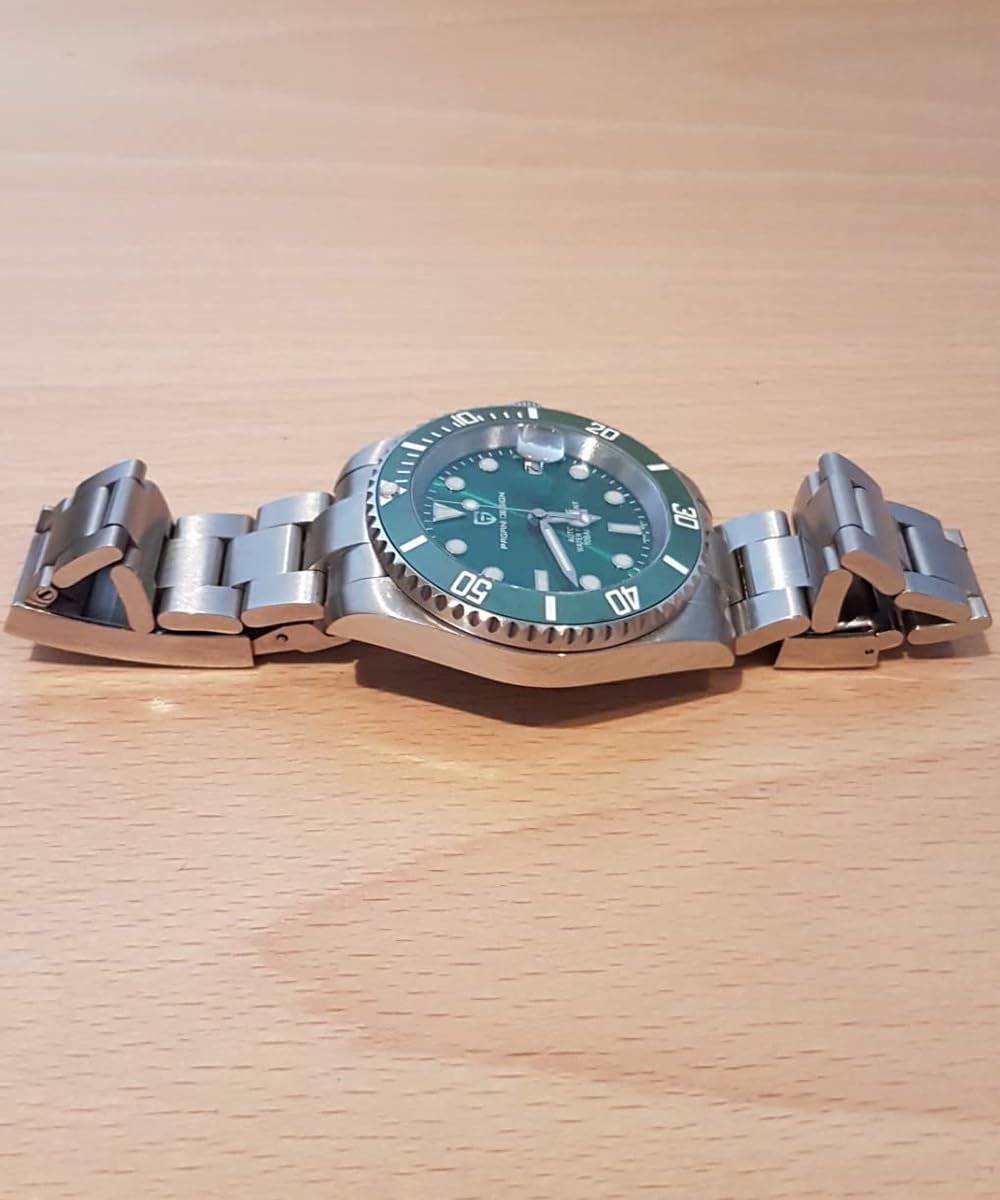 Pagani Design Men's Automatic Watch with Japanese Movement - Stainless Steel, Waterproof, Luminous, Calendar - Perfect for Business, Casual & Outdoor Activities