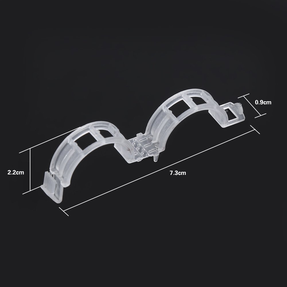 100pcs Plant Grafting Clips - Strong Plastic Vine Clamps for Tomato, Orchid, Flower & Vegetable Support - Perfect for Vertical Growth in Gardens, Greenhouses & Indoor Plant Care