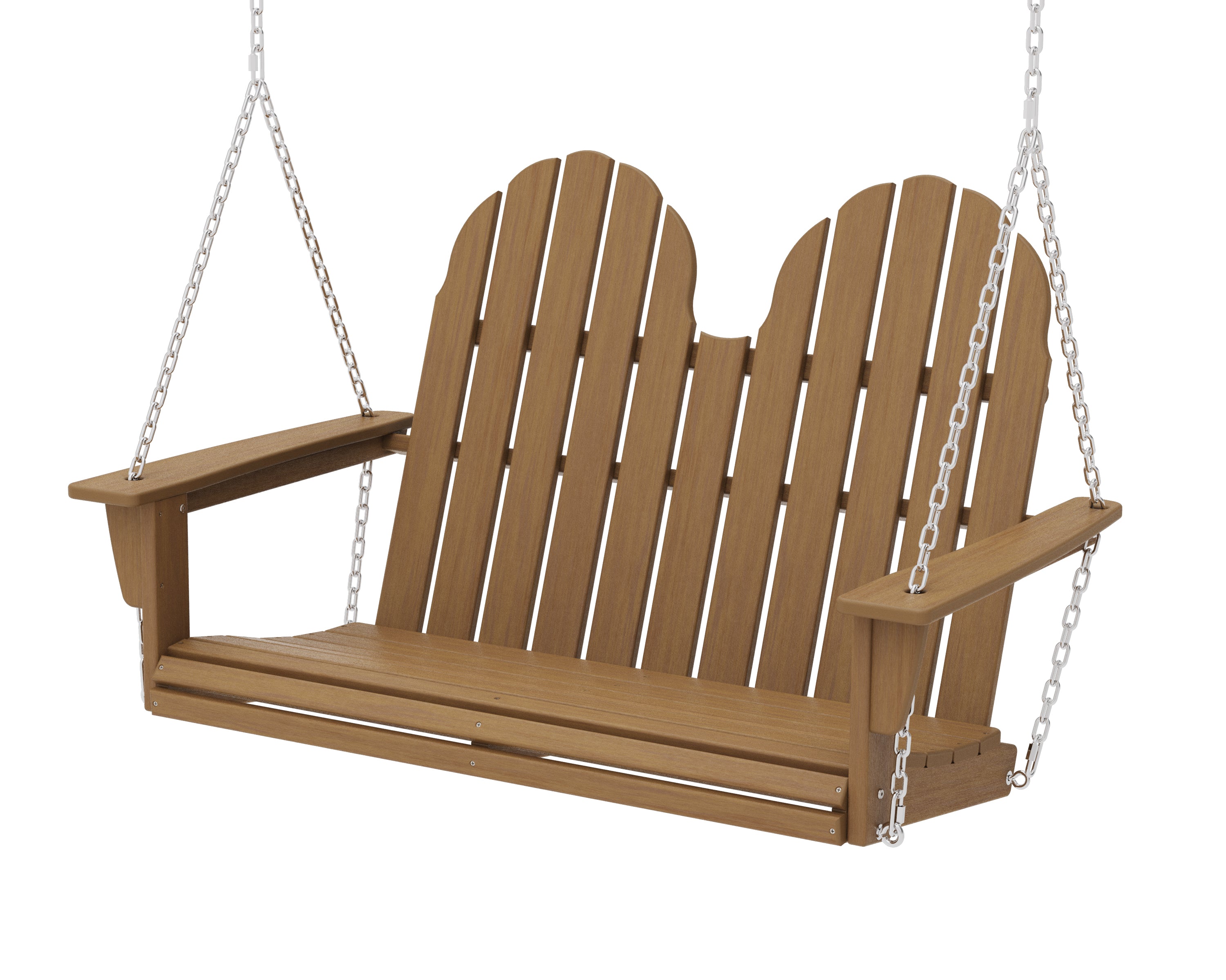 POLYWOOD Vineyard Adirondack 48-Inch Porch Swing - Durable Outdoor Furniture for Patio, Garden, and Backyard Relaxation