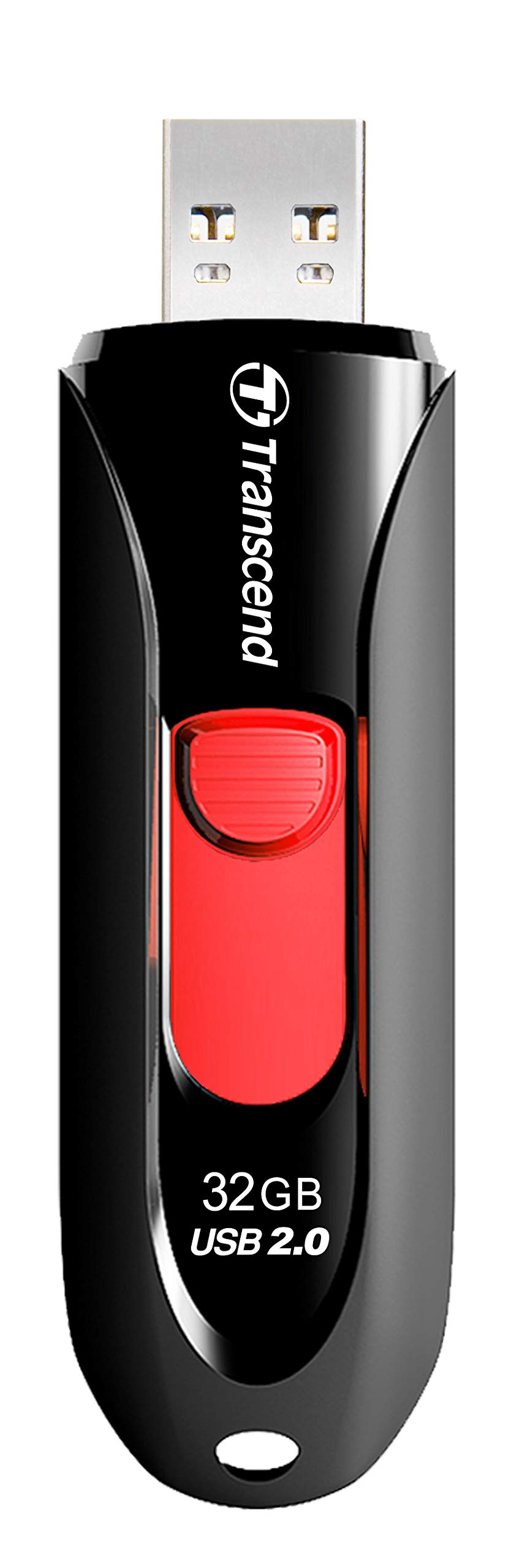 Transcend JetFlash 590K 32GB USB 2.0 Flash Drive - High-Speed Portable Memory Stick for Data Storage, File Transfer, Backup - Perfect for Office, School, Travel & Everyday Use