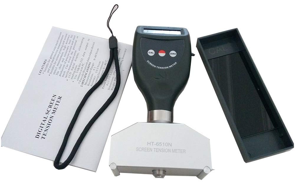 Digital Screen Tension Tester Meter Gauge - 7 to 40N/cm Measurement Range, 0.1 Resolution for Screen Printing & Stencil Quality Control | Perfect for Silk Screen Printing Shops & Industrial Fabrication Labs