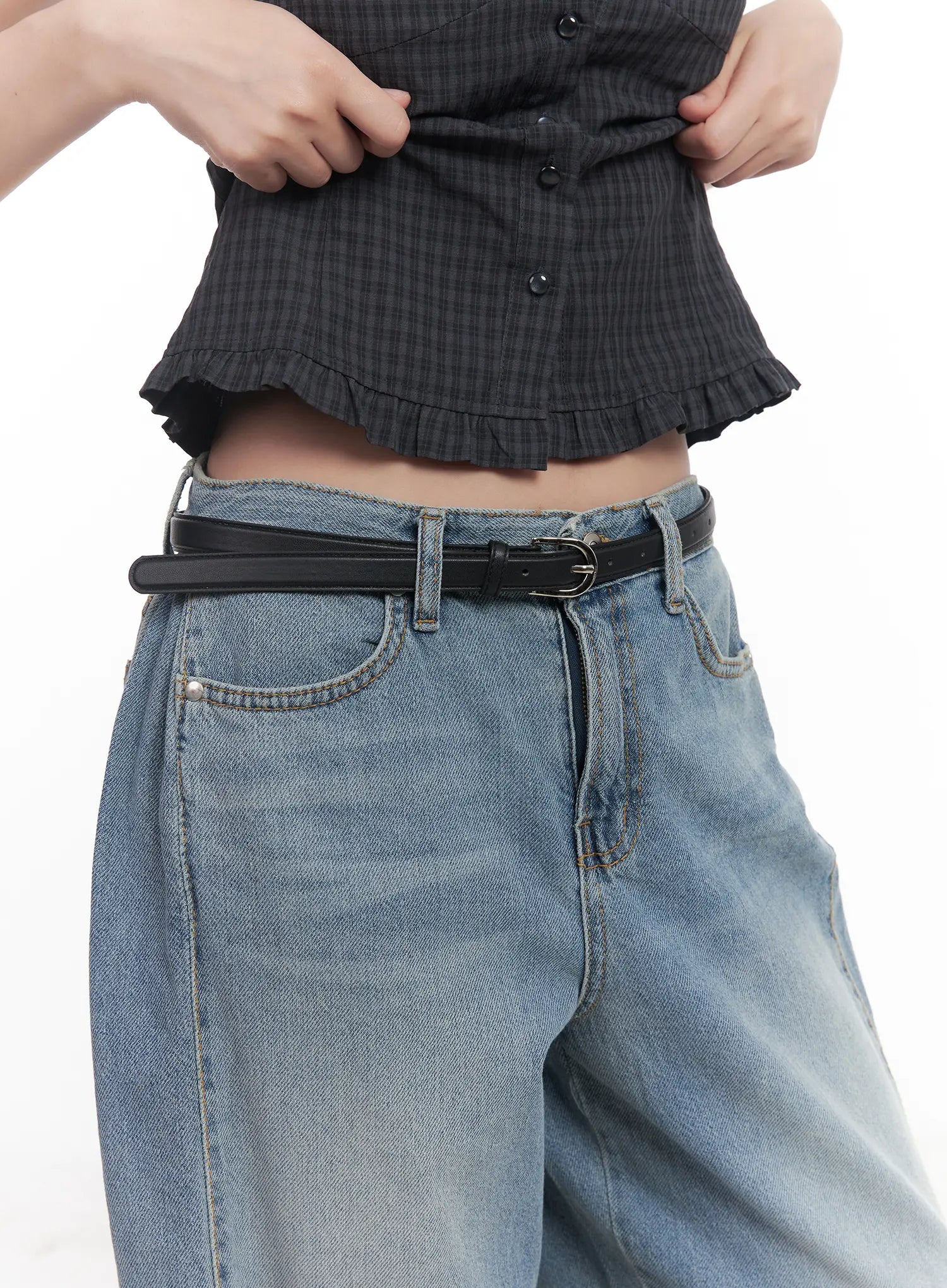 Stylish Women's Essential Chic Belt CU516 - Perfect for Dresses, Jeans & Office Outfits