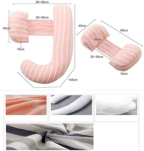 **Pregnancy Pillow for Pregnant Women - U-Shaped Maternity Pillow with Removable & Washable Cover - Full Body Support for Side Sleepers, Back Pain Relief - Perfect for Sleeping, Nursing & Relaxation**
