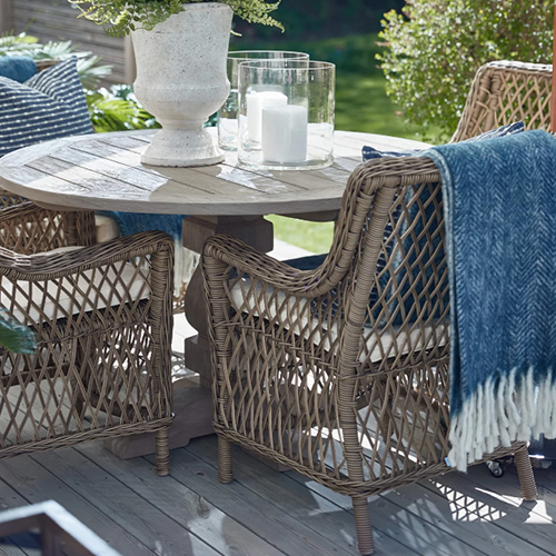 Artwood Marbella Outdoor Dining Chair - Weather-Resistant Patio Furniture for Garden, Poolside & Backyard - Comfortable & Durable Dining Set Chairs