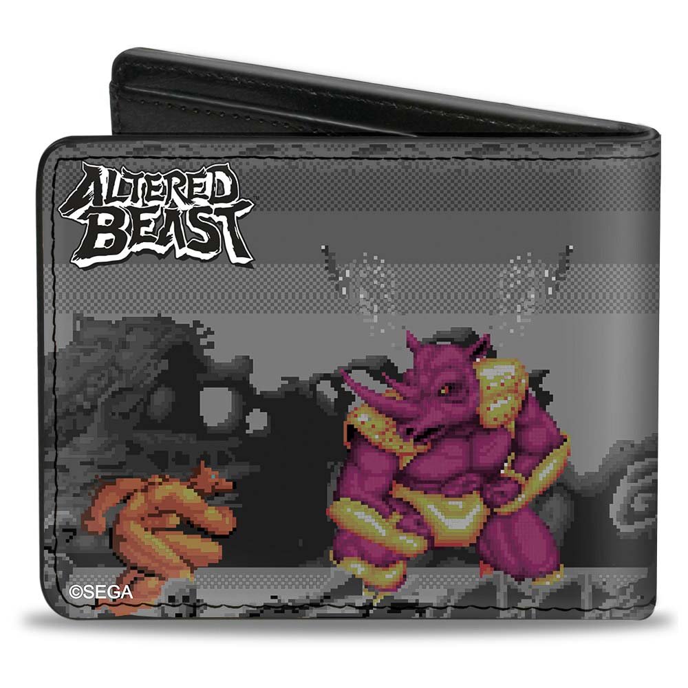 Buckle-Down Bifold Wallet Sega Altered Beast - Retro Gaming Wallet for Men - Perfect for Gamers, Collectors, and Everyday Use