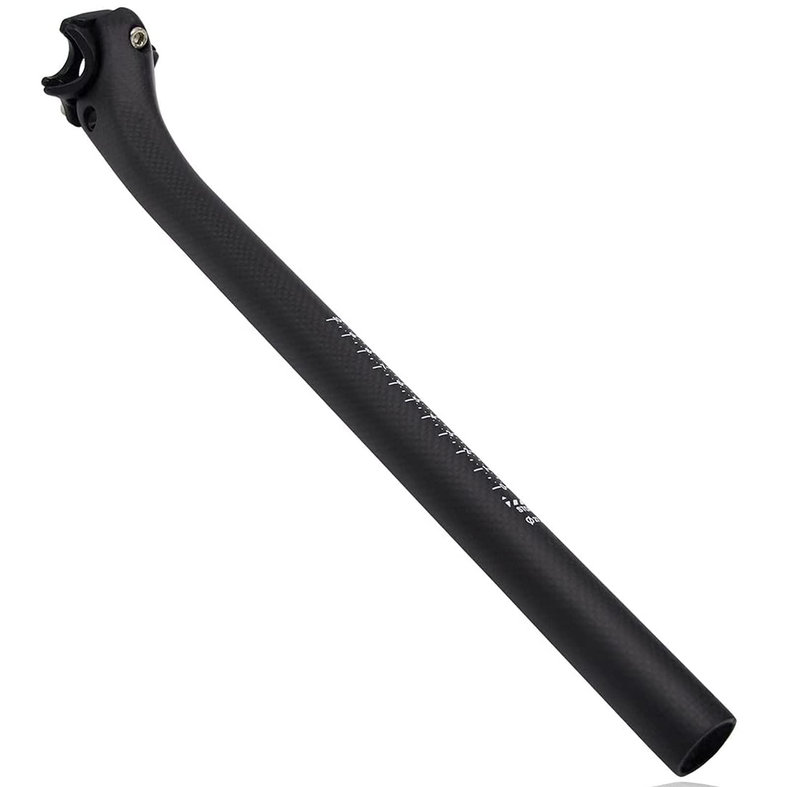 Premium Carbon Fiber Bike Seat Post - Adjustable Angle & Shock Absorbing - 25.4/27.2/30.8/31.6mm Sizes - Compatible with Mountain Bikes, Road Bikes, E-Bikes & Folding Bicycles - Perfect for Commuting, Trail Riding & Long-Distance Cycling