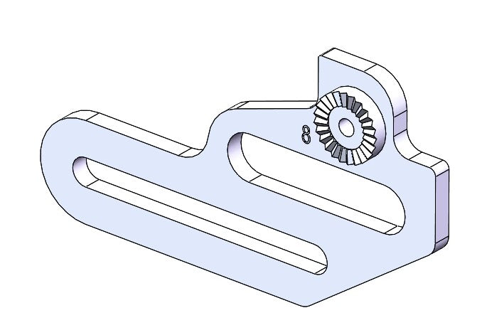 TDS 200C4HL 33 Right Fixed Bracket - Replacement Part for TDS Oscilloscopes | Durable Metal Bracket for Secure Mounting in Labs & Workshops