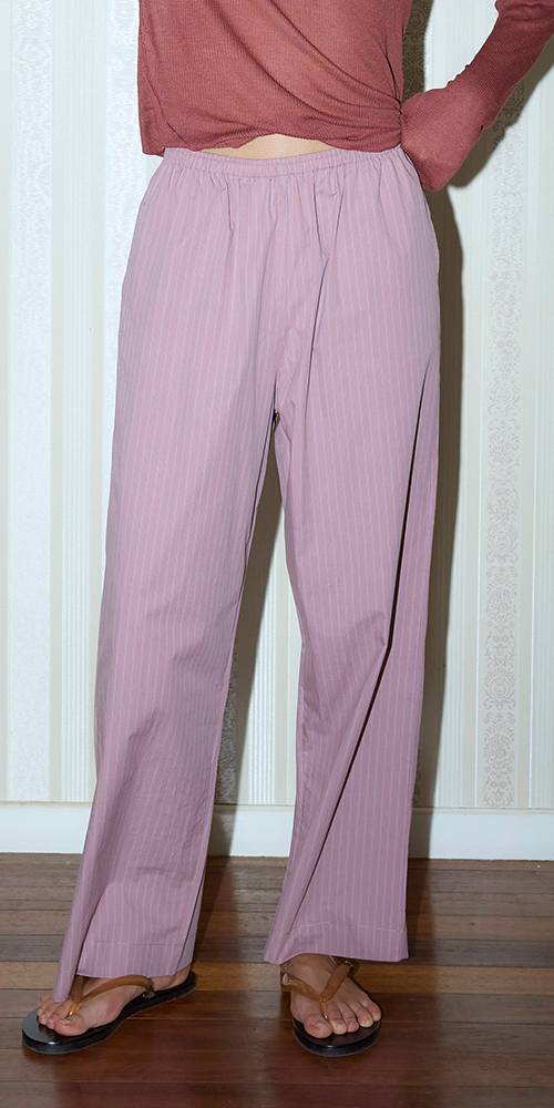Ease Trouser Salt Stripe - Comfortable Striped Pants for Women | Perfect for Casual Wear, Office & Travel