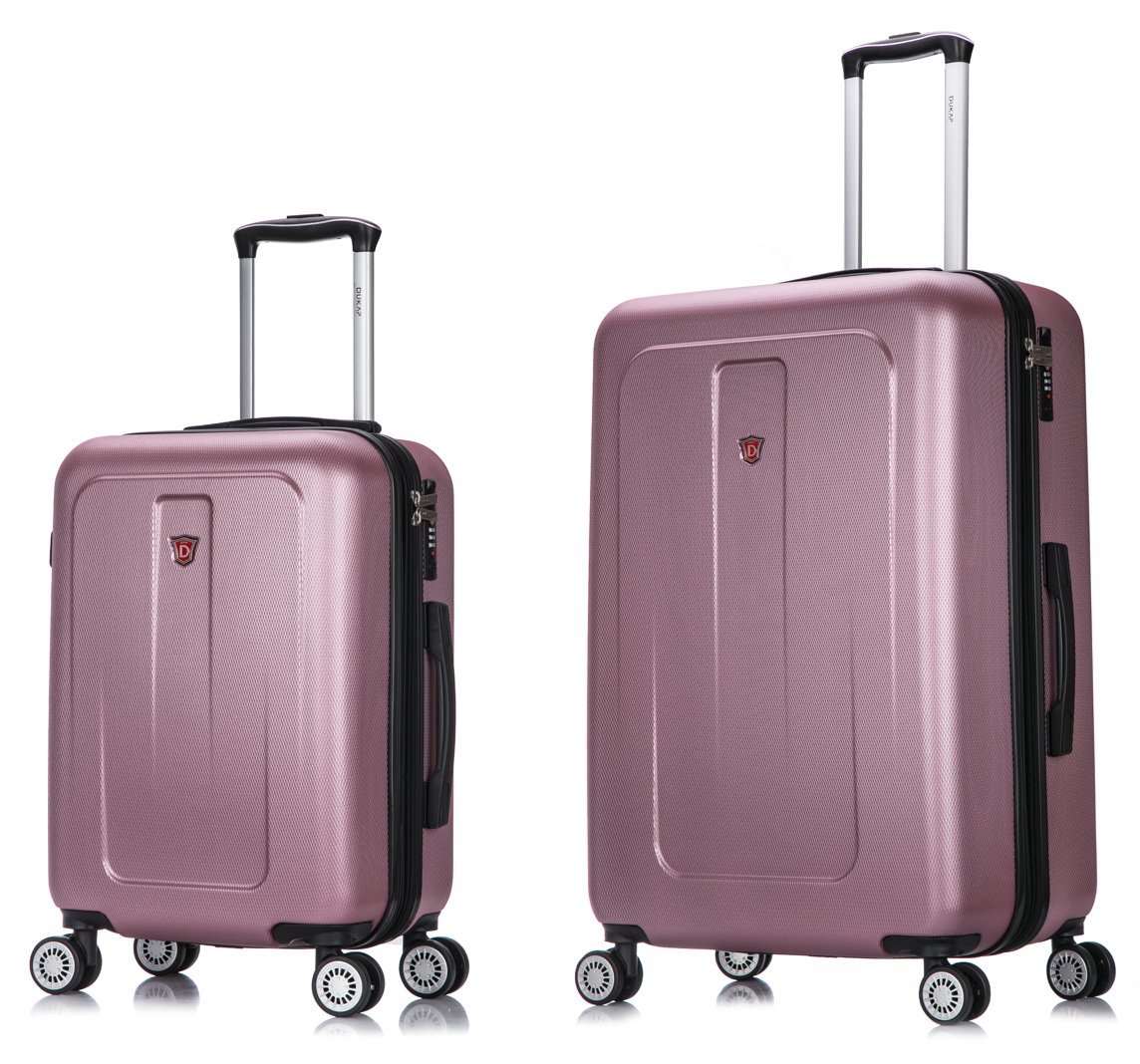 DUKAP CRYPTO Spinner Wheel Luggage Set - 2 Piece Hardside Suitcases (20