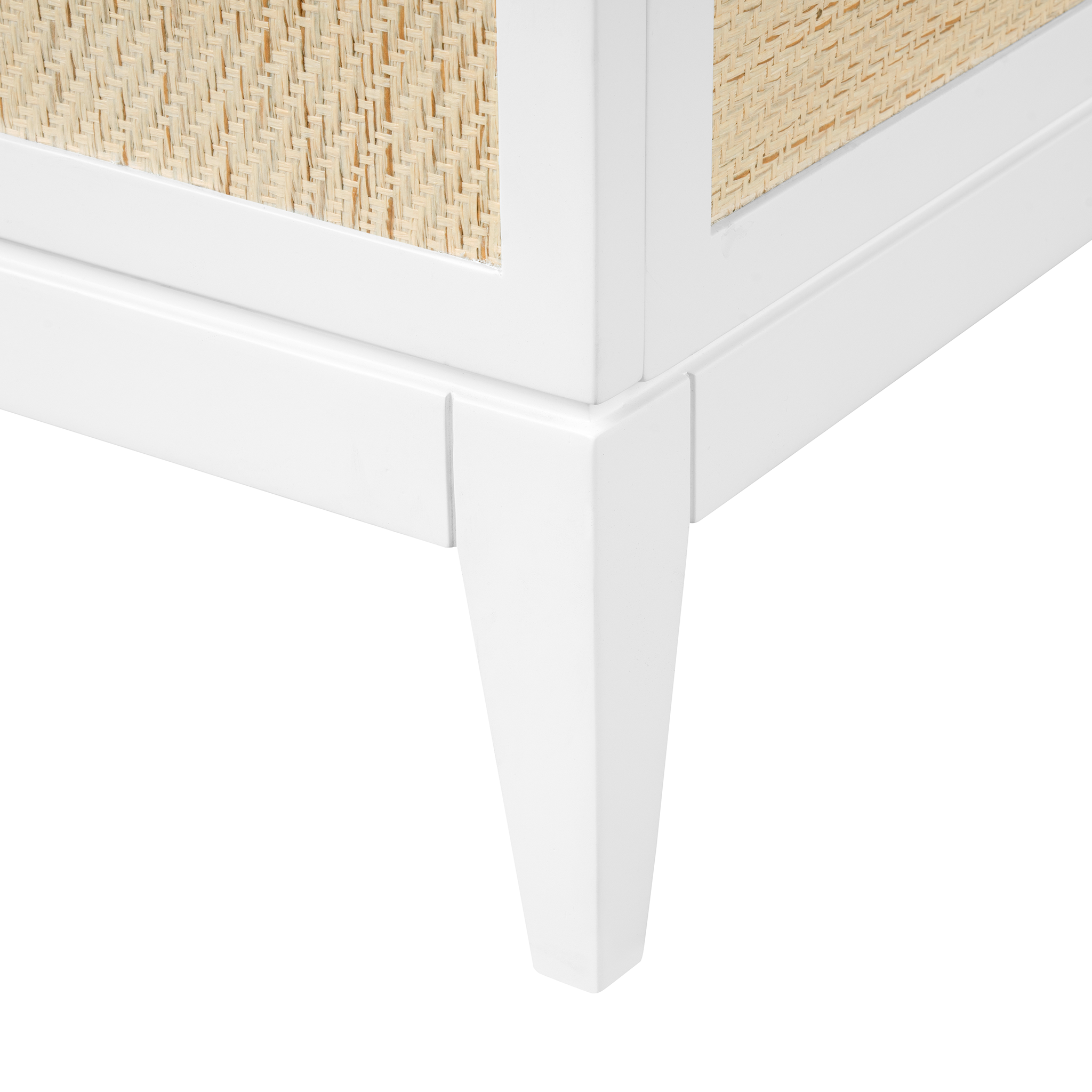 Astor Desk in Vanilla Finish - Modern Home Office Desk for Small Spaces, Study & Work from Home
