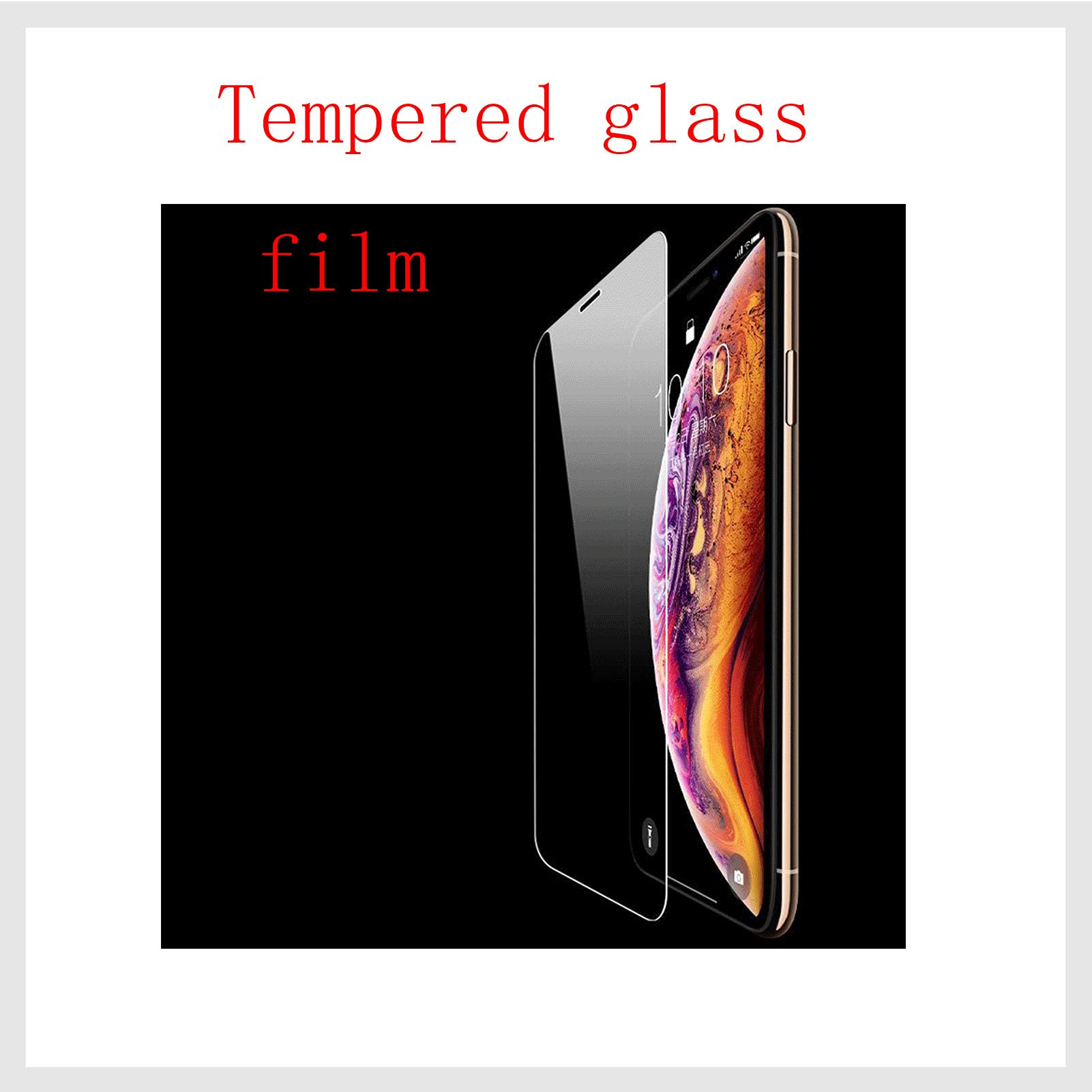 Premium Soft Silicone Case with 9H Tempered Glass Screen Protector for ZTE Blade A72 (6.75 Inch) - Shockproof TPU Bumper Cover & HD Protective Film (Black & Peach Blossom Design) - Perfect for Daily Use, Work, and Outdoor Activities