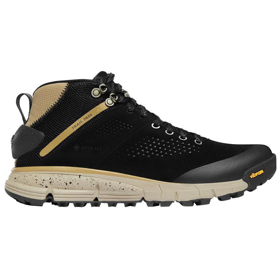 Trail 2650 Women's Mid 4 GTX Hiking Boots - Waterproof, Lightweight & Durable for Outdoor Adventures - Black/Khaki Color - Perfect for Hiking, Trekking & Backpacking